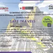 safe travel certificado
