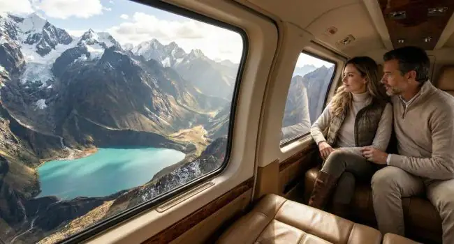 Sobrevuelo privado de los Andes y lagunas secretas